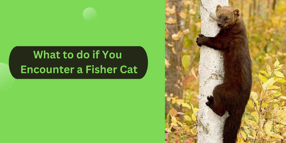 what to do if you encounter a fisher cat